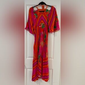 NWT Farm Rio Tropical print maxi dress